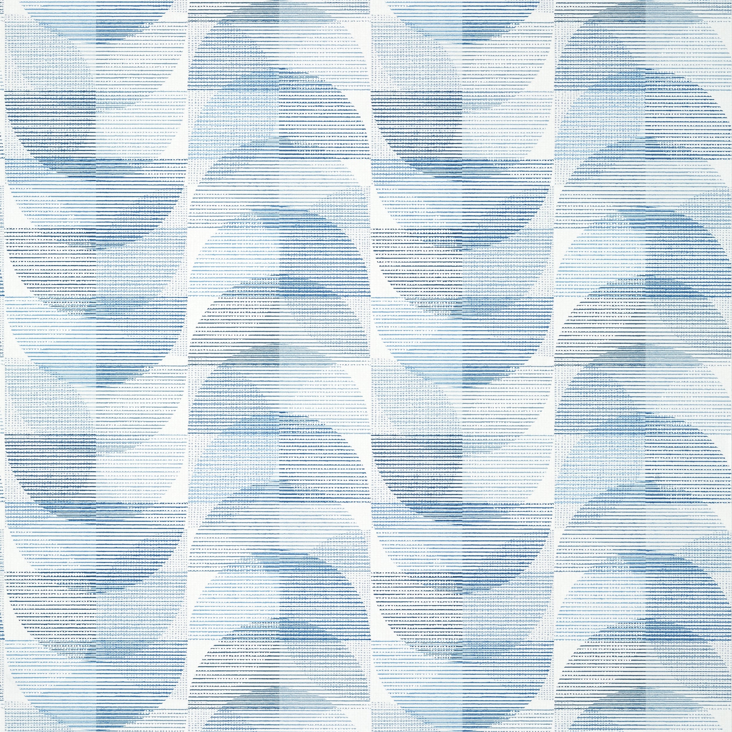 Thibaut Half Moon Behang T459 - Blue