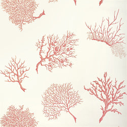 Thibaut Coral Gables Behang T6867 - Coral on White