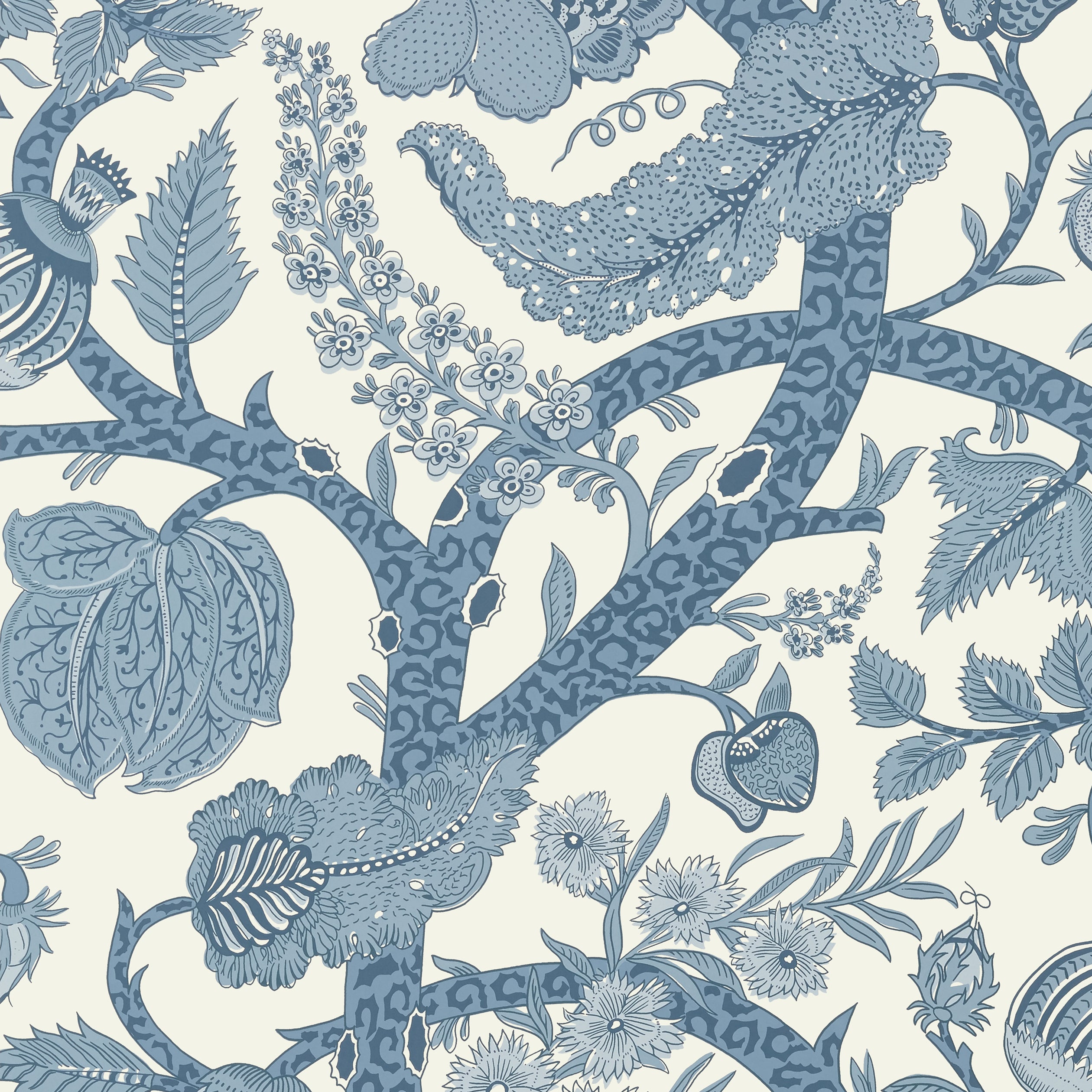 Thibaut Macbeth Behang T72624 - Blue