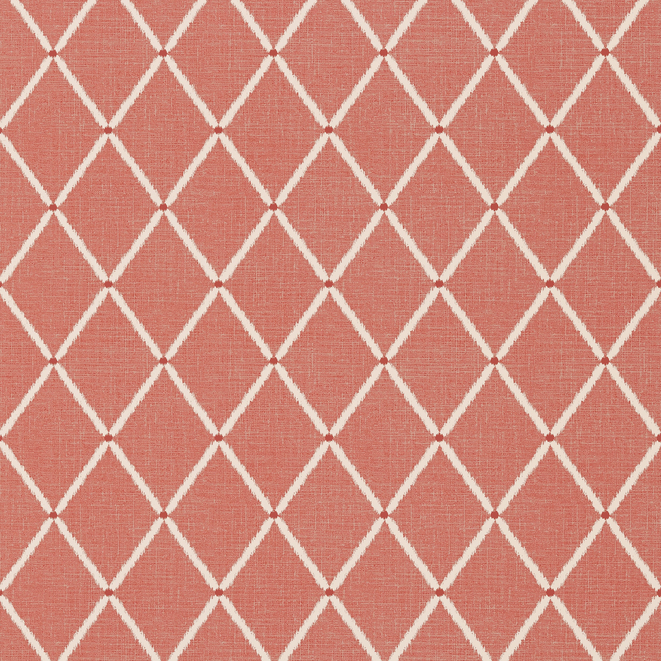 Thibaut Pompton Trellis Behang T72637 - Red