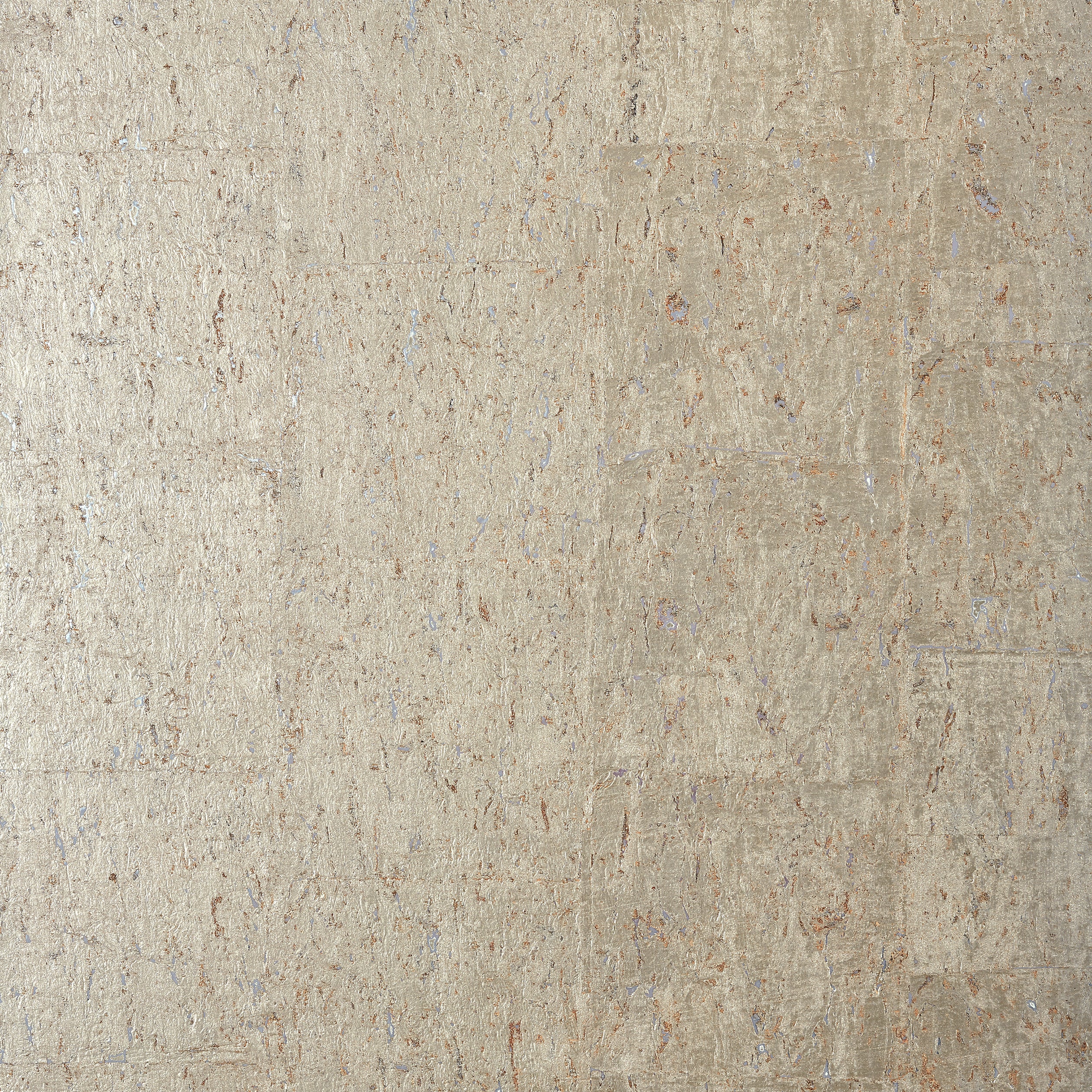 Thibaut Cork Behang T83009 - Metallic Pewter
