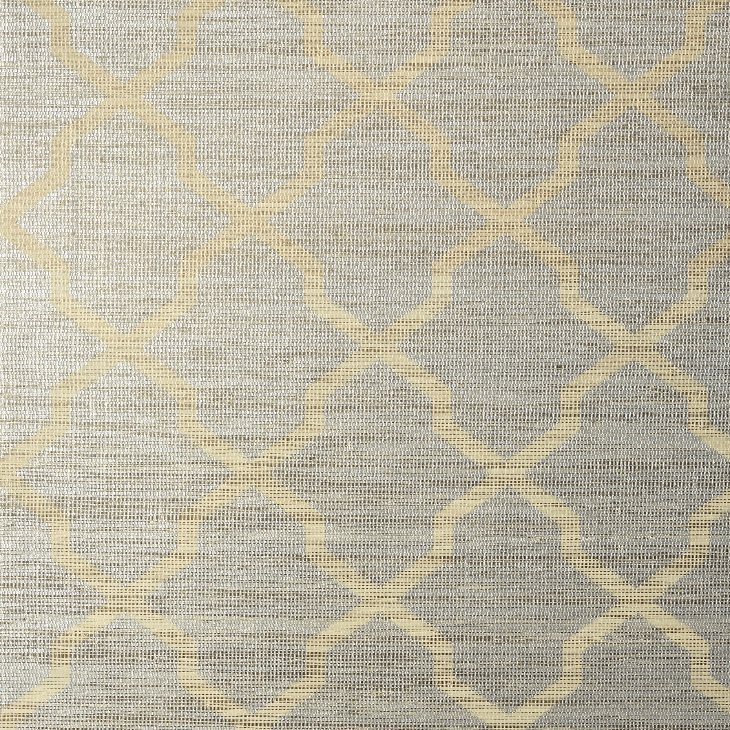 Thibaut Carolyn Trellis Behang T83033 - Silver