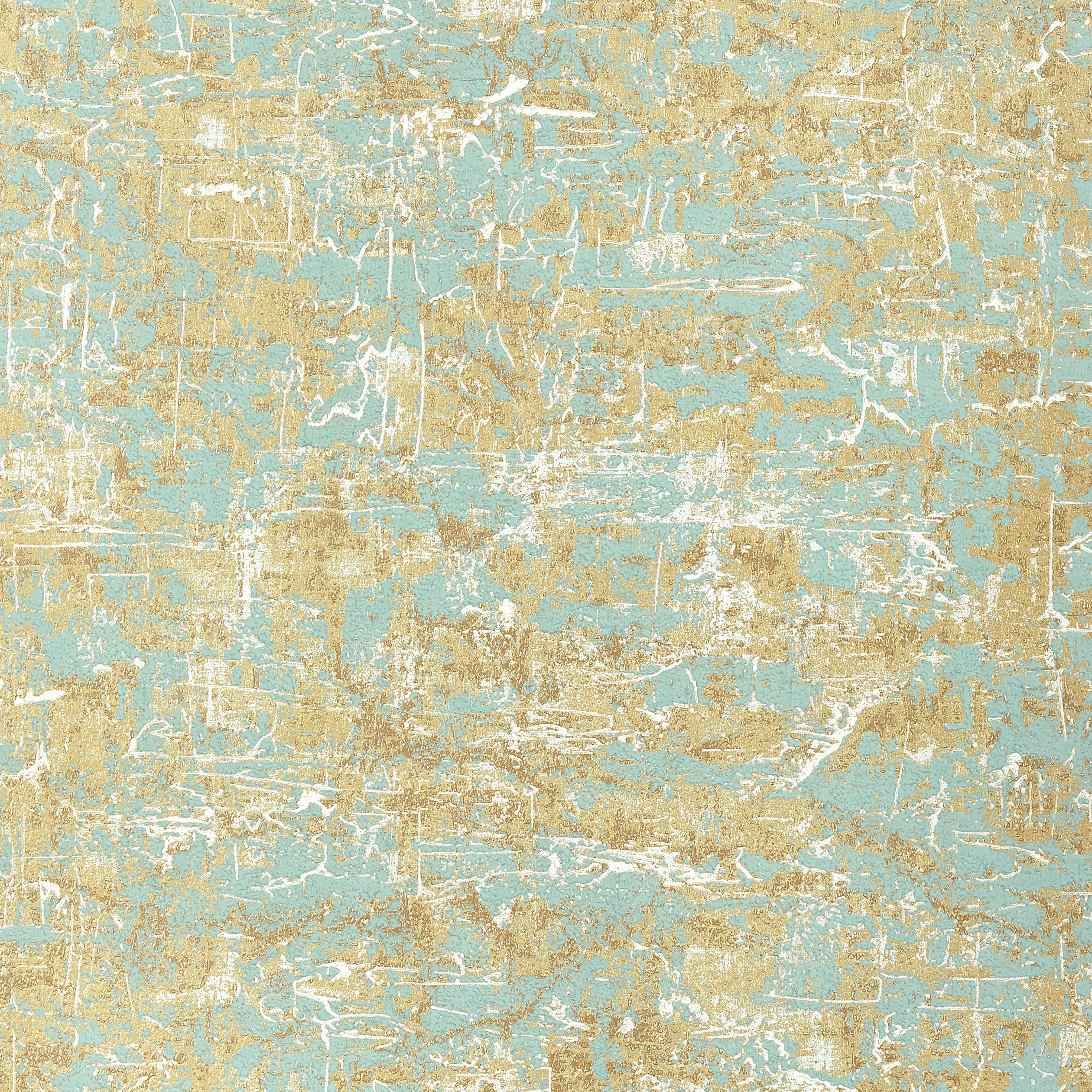 Thibaut Universe Texture Behang T83066 - Metallic on Aqua