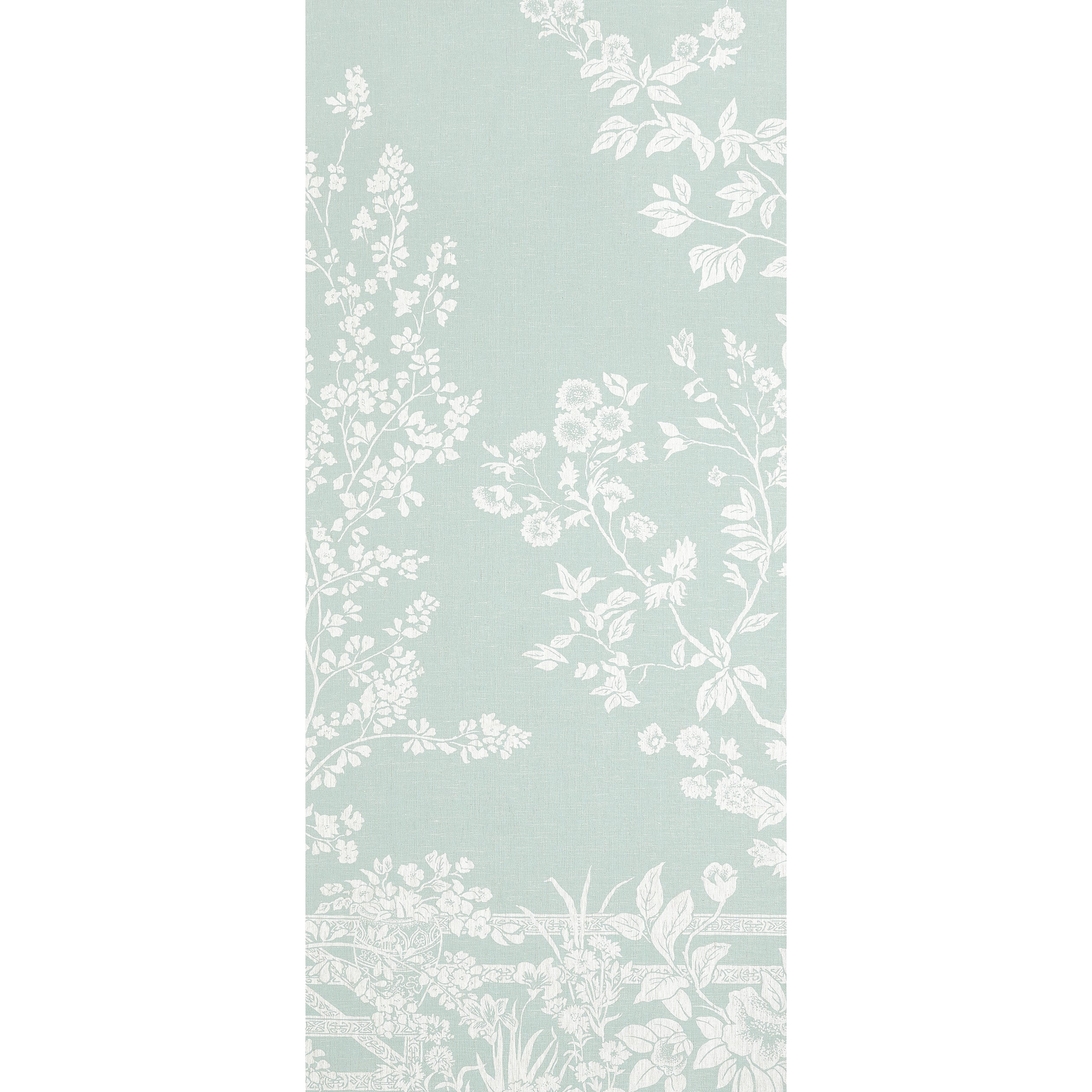 Thibaut Villa Garden Mural - Panel 3 Behang TM10854-3 - Robin's Egg