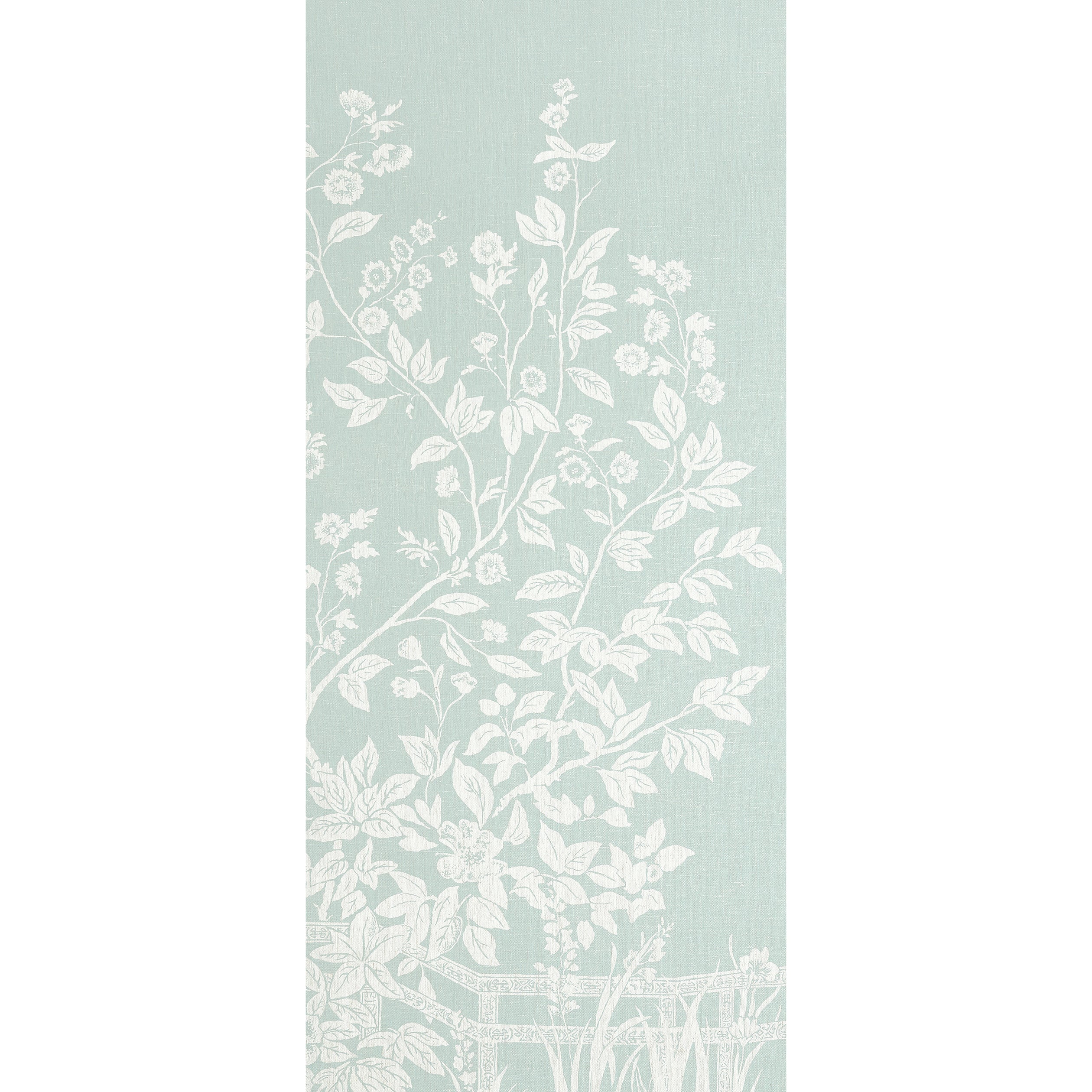 Thibaut Villa Garden Mural - Panel 4 Behang TM10854-4 - Robin's Egg