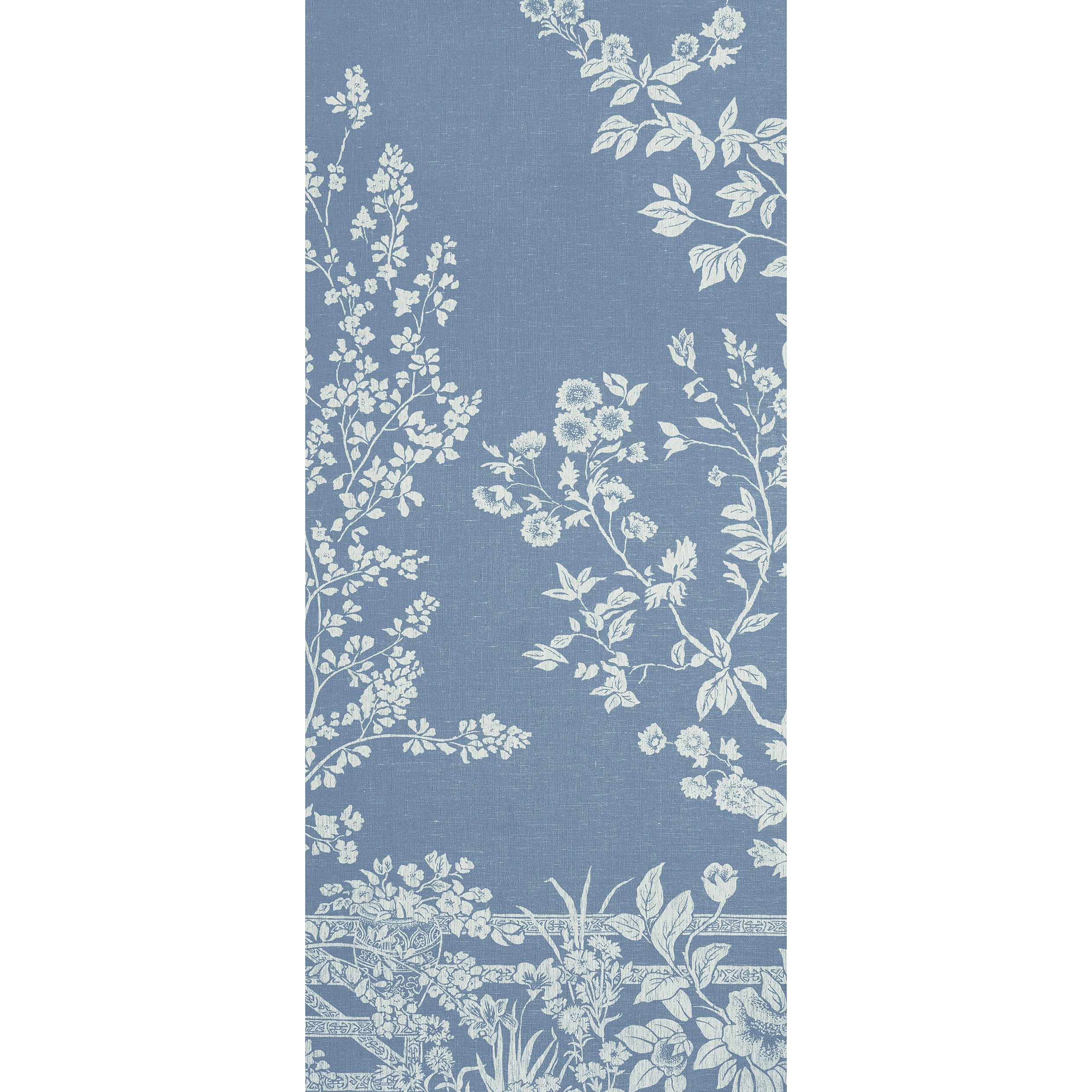 Thibaut Villa Garden Mural - Panel 3 Behang TM10856-3 - Navy