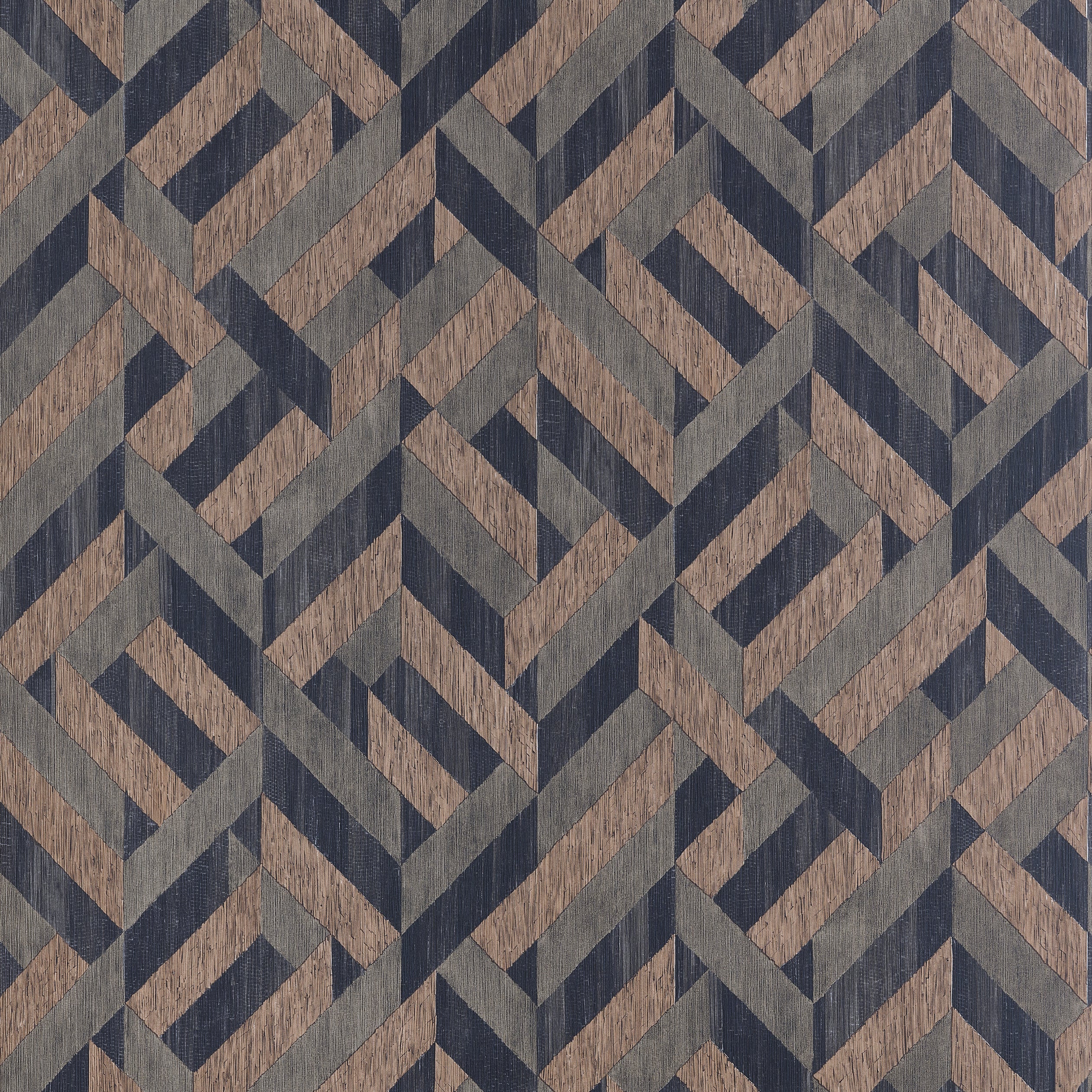 Thibaut Bristlecone Wide Width Behang TWW34034 - Green and Black