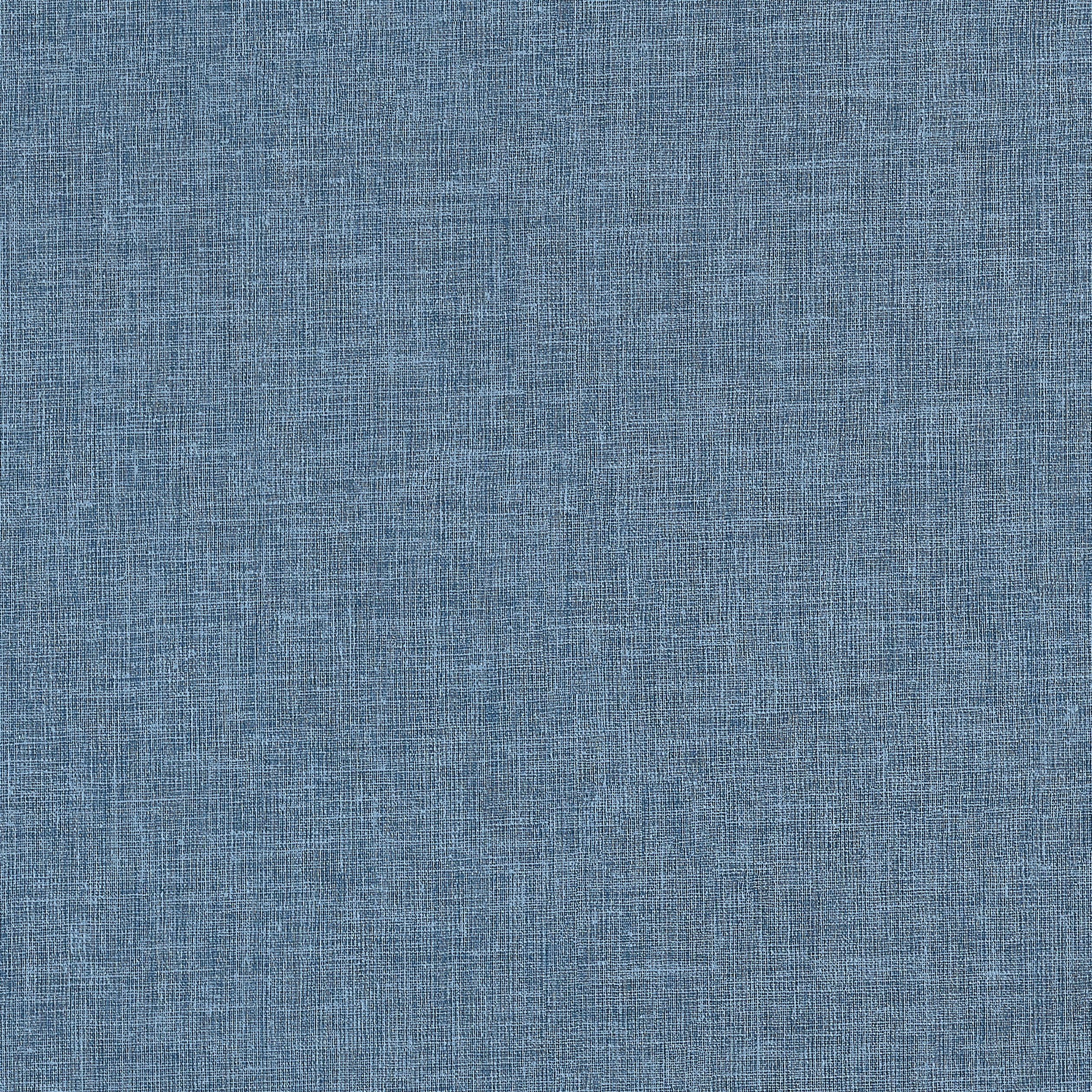 Thibaut Linen Weave Wide Width Behang TWW34049 - Blue