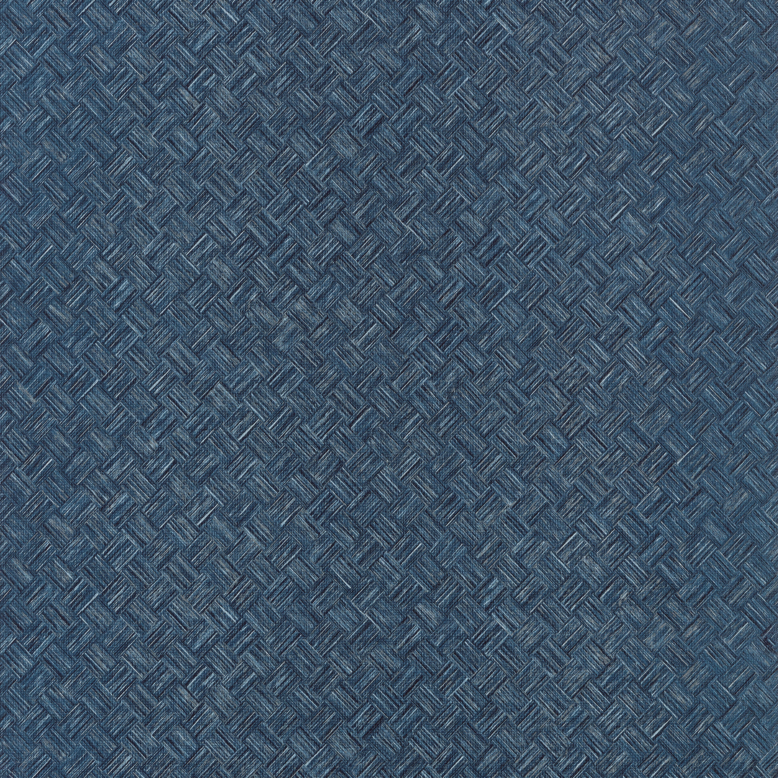 Thibaut Saddle Weave Wide Width Behang TWW34064 - Navy