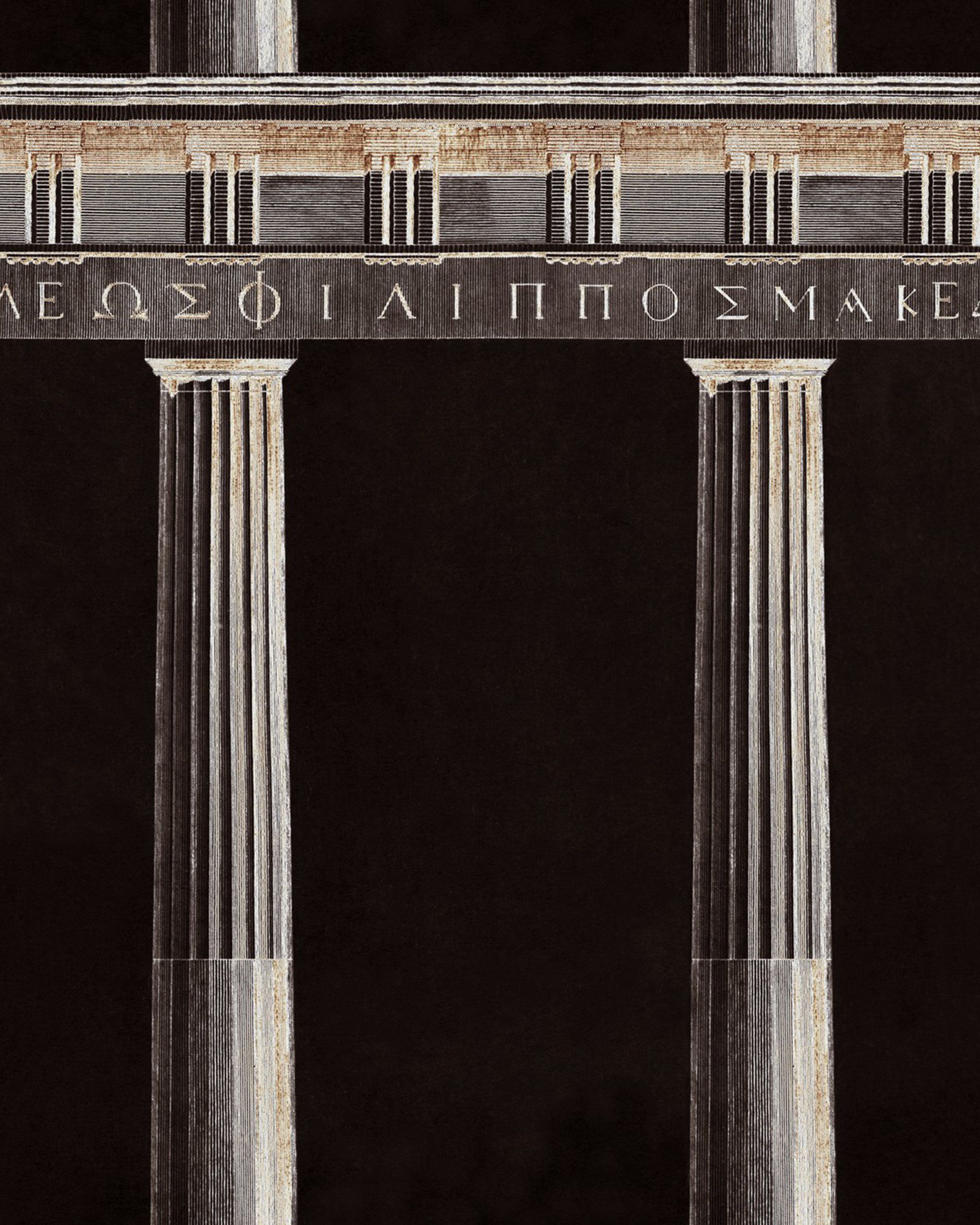 Mind The Gap Athena Anthracite Behang