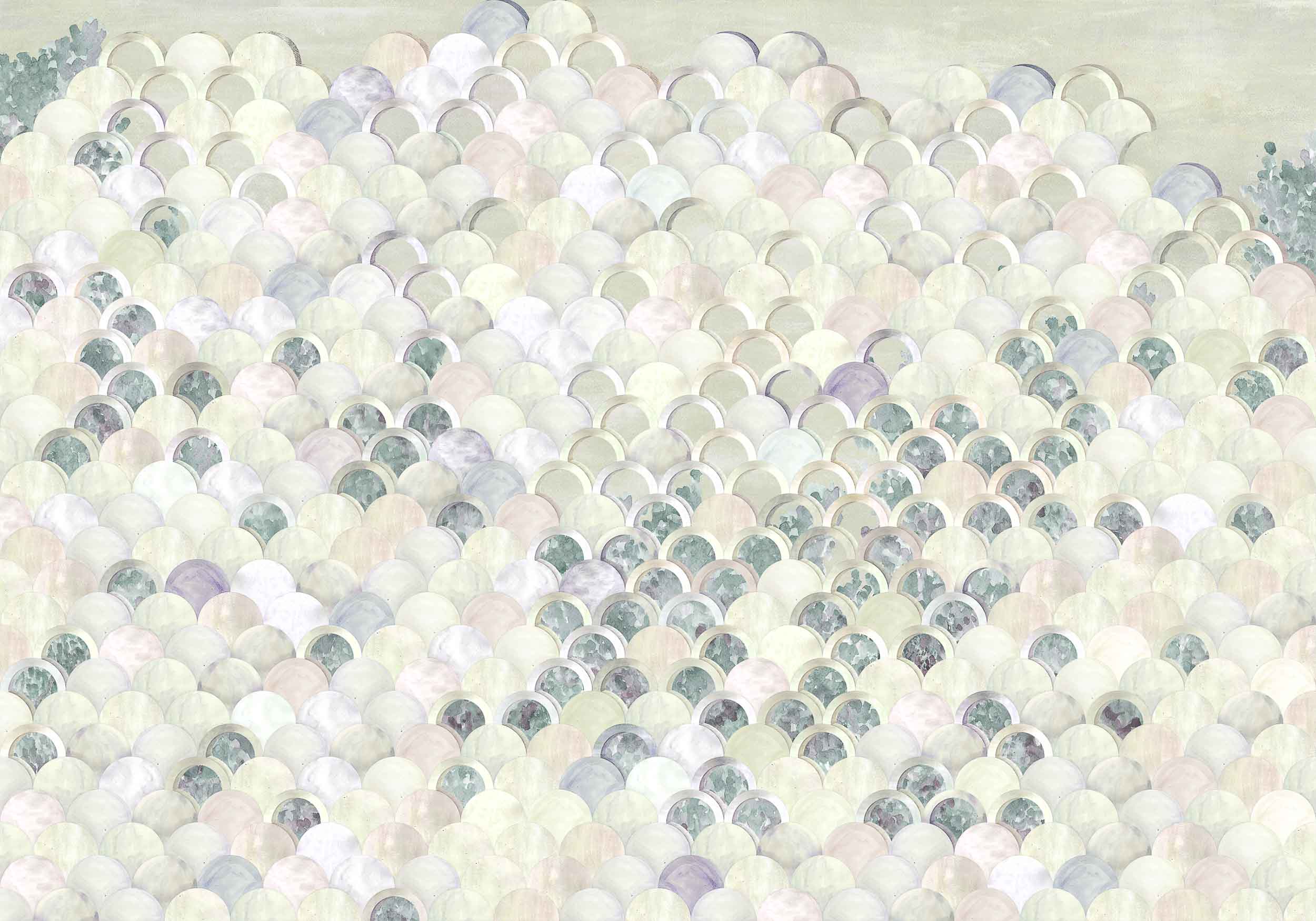 Coordonné Random Archist Acquarium behang 9000102 behang afbeelding 1