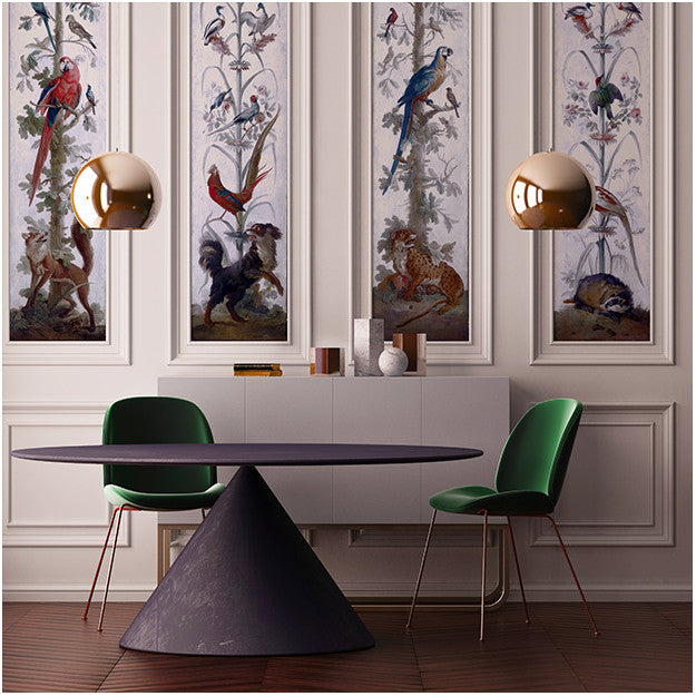 Les Dominotiers Oak Tree With Fox Behang DOM 157-rol