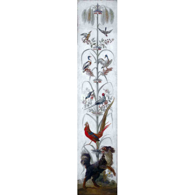 Les Dominotiers Reed With Dog Behang DOM 158-rol