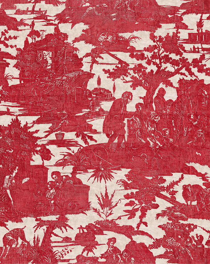 Antoinette Poisson Beautiran Behang Rouleau 82A - LAB COLOUR THE WORLD