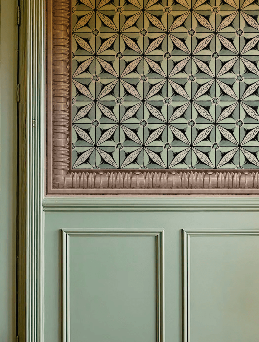 Antoinette Poisson Bordure palmee Fries 108A - LAB COLOUR THE WORLD