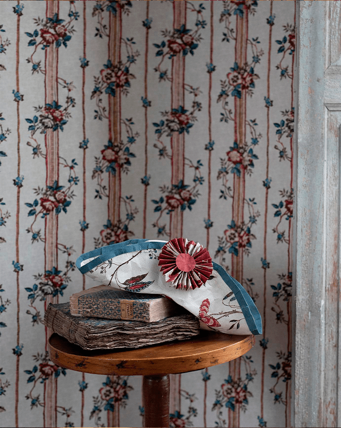 Antoinette Poisson Rayures provencales Behang Rouleau 88A - LAB COLOUR THE WORLD