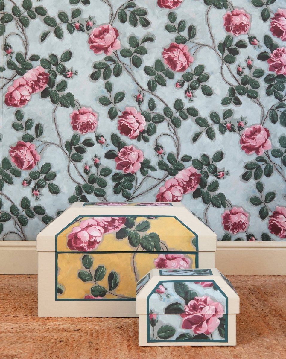 Antoinette Poisson Roses Pompadour Behang Rouleau 75B - LAB COLOUR THE WORLD