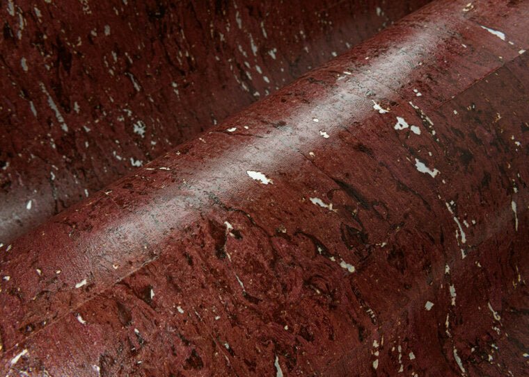 Arte Alentejo Cork Behang Burgundy 90590 - LAB COLOUR THE WORLD