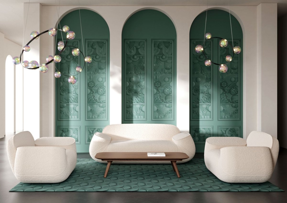 ARTE Moooi Wallcovering Green House Greenhouse Gathering Window | Oyster White MO5051 - LAB COLOUR THE WORLD