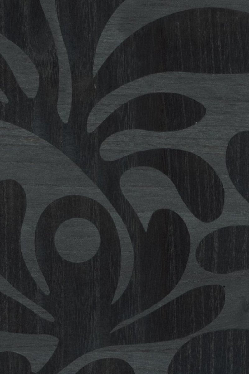 ARTE Moooi Wallcovering Green House Woodblock Beetle Fern | Ebony MO5022 - LAB COLOUR THE WORLD