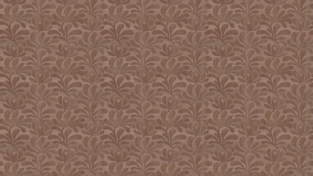 ARTE Moooi Wallcovering Green House Woodblock Beetle Fern | Walnut MO5021 - LAB COLOUR THE WORLD