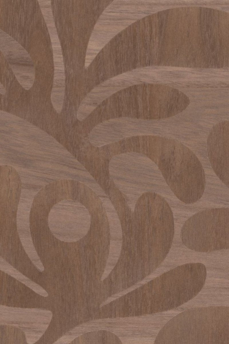 ARTE Moooi Wallcovering Green House Woodblock Beetle Fern | Walnut MO5021 - LAB COLOUR THE WORLD