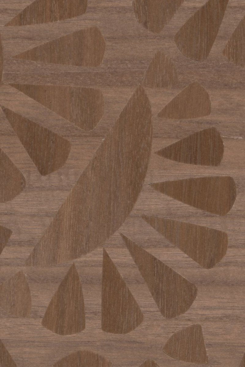 ARTE Moooi Wallcovering Green House Woodblock Beetle Flora | Walnut MO5061 - LAB COLOUR THE WORLD