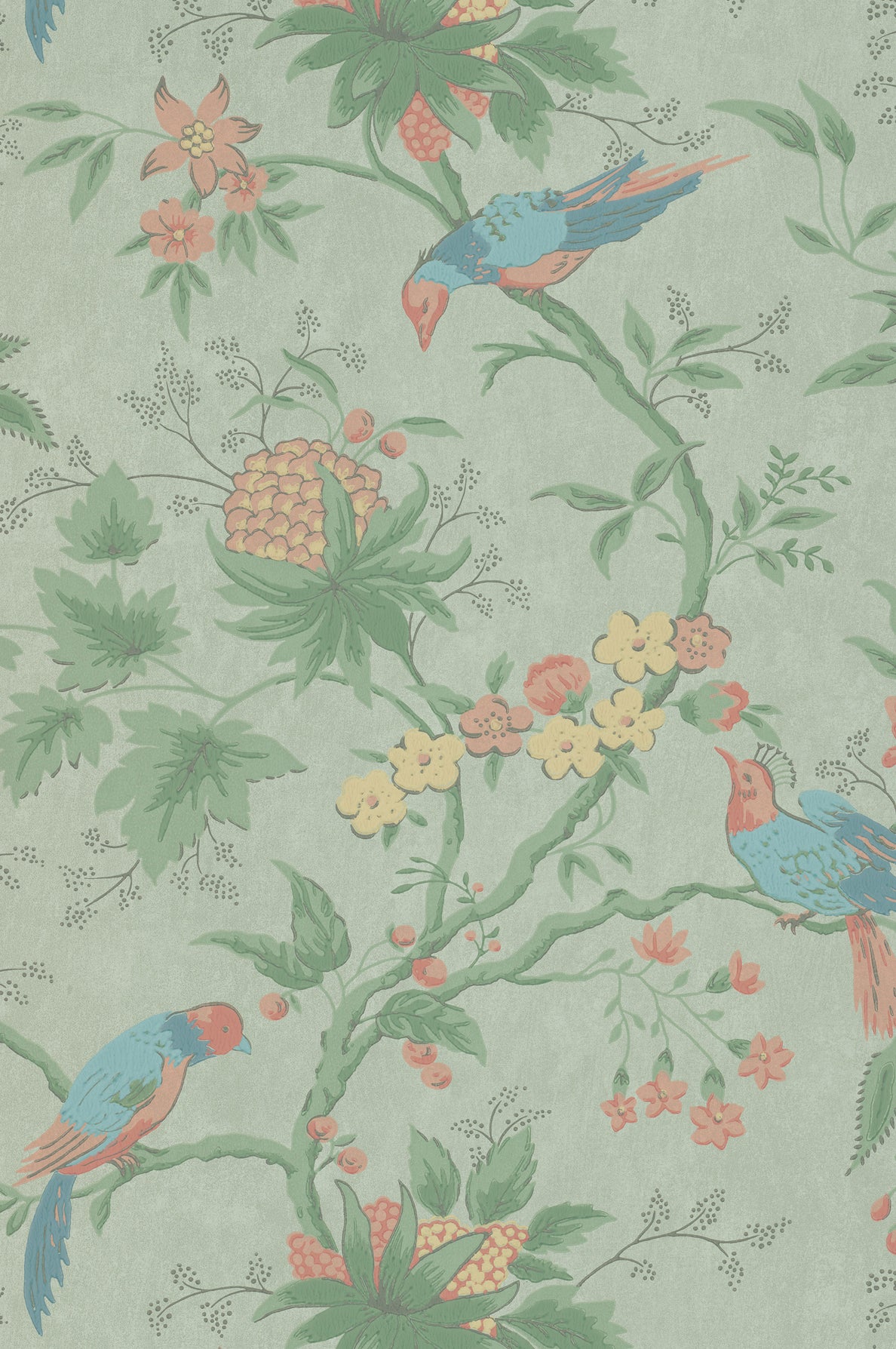 Little Greene Brooke House Behang 0291BRSILKZ - LAB COLOUR THE WORLD