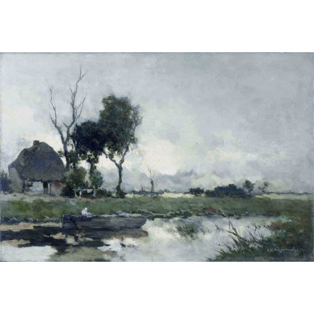 Les Dominotiers Autumn Lake Behang DOM 154