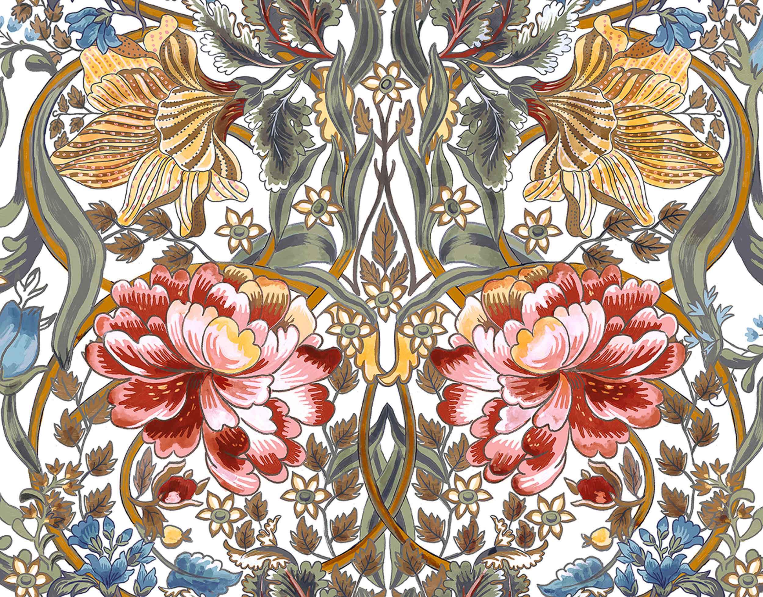 Coordonné Metamorphosis Belle-epoque behang 8800010 behang afbeelding 1