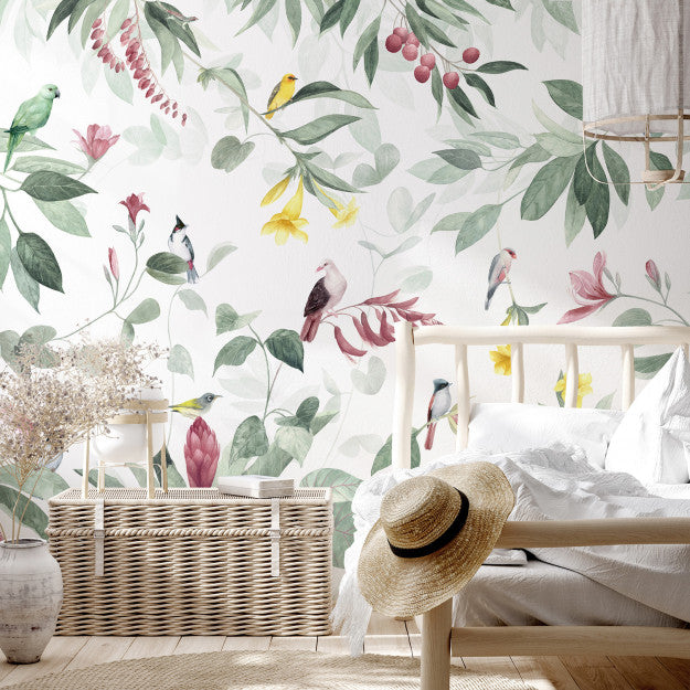 Les Dominotiers Birds Island Behang DOM 618