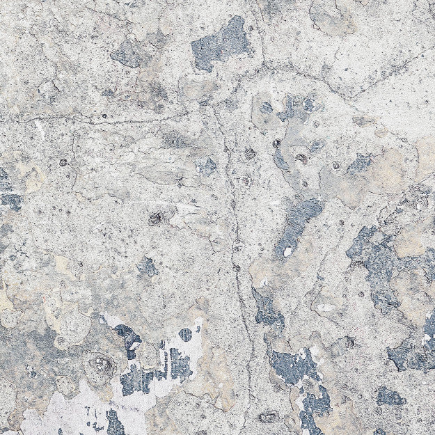Les Dominotiers Blue Patina Bleu Behang DOM 416