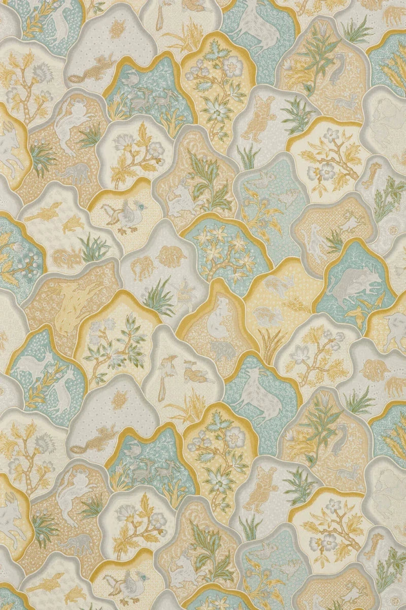 Braquenié Toile des Indes Behang BP336001 - LAB COLOUR THE WORLD