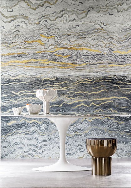 Casamance Alliages Azurite behang 75064192 - LAB COLOUR THE WORLD