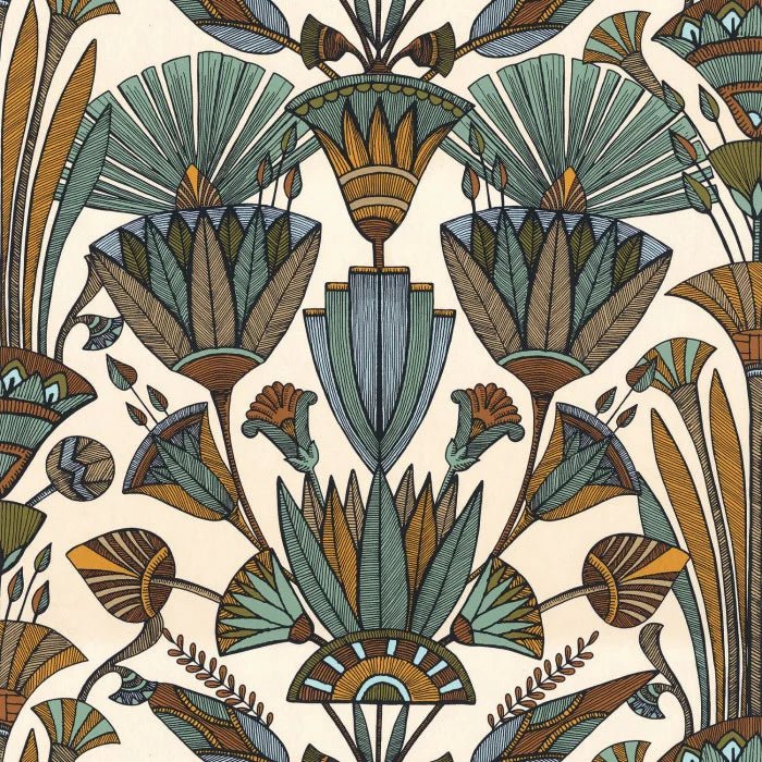 Casamance Bord Du Nil Denderah behang 76130202 - LAB COLOUR THE WORLD