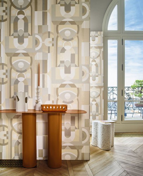 Casamance Faubourg Des Lumières Vitrail behang 76250100 - LAB COLOUR THE WORLD