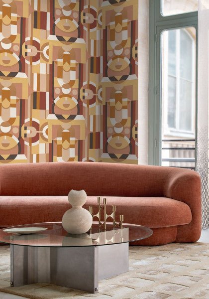 Casamance Faubourg Des Lumières Vitrail behang 76250406 - LAB COLOUR THE WORLD