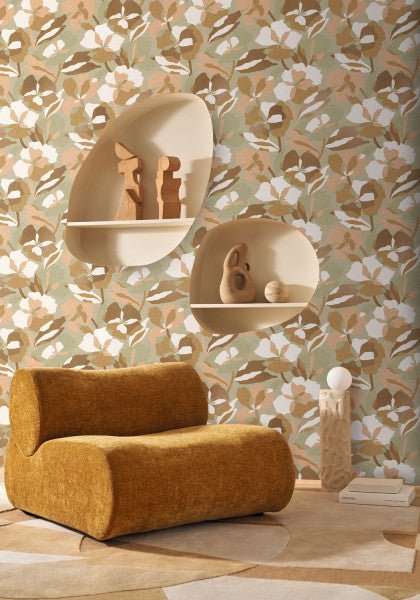 Casamance Jardin Félicia Amaryllis behang 76580814 - LAB COLOUR THE WORLD