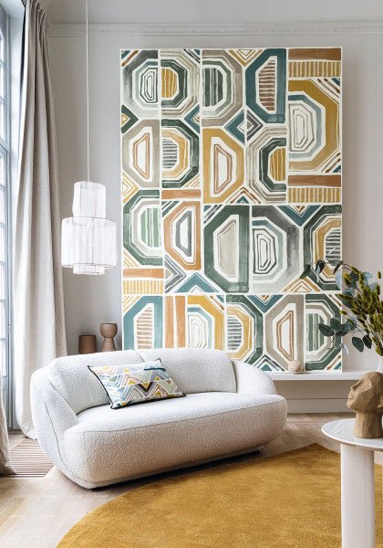 Casamance Karabane Bogolan behang 75193988 - LAB COLOUR THE WORLD