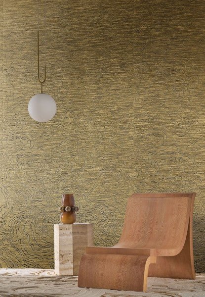 Casamance Ondes Précieuses behang 71660123 - LAB COLOUR THE WORLD