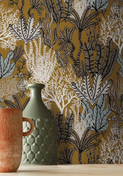 Casamance Orphee Posidonie behang 74700304 - LAB COLOUR THE WORLD