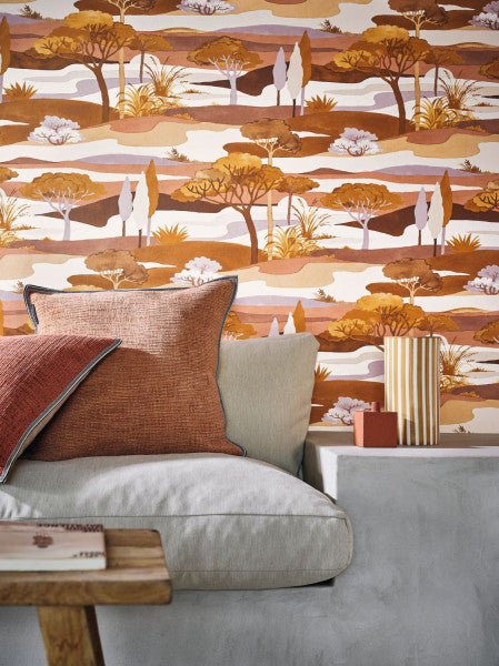 Casamance Otomi Cap Ferret behang 75870304 - LAB COLOUR THE WORLD