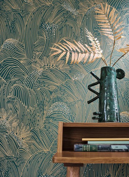 Casamance Otomi Marée Haute behang 75902344 - LAB COLOUR THE WORLD