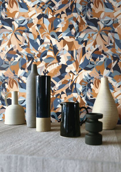 Casamance Otomi Plongeon behang 75880916 - LAB COLOUR THE WORLD