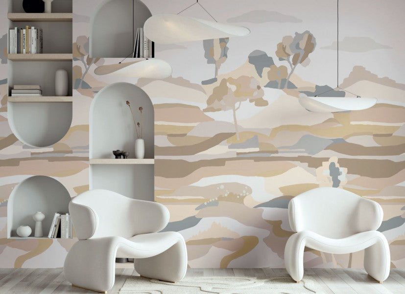 Casamance Panoramas 3 Le Bassin behang 75933772 - LAB COLOUR THE WORLD