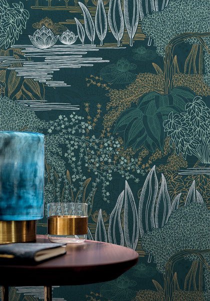 Casamance Square Jasmin Jasmin behang 75680304 - LAB COLOUR THE WORLD
