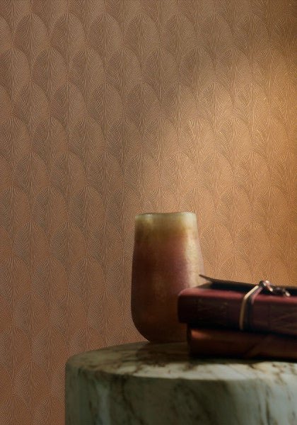 Casamance Textures Métalliques Tourmaline behang 75781630 - LAB COLOUR THE WORLD