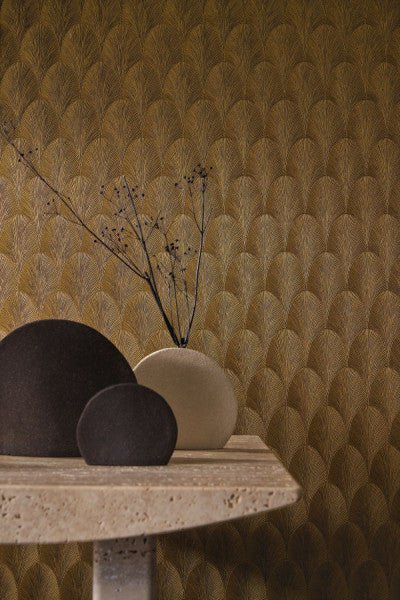 Casamance Textures Métalliques Tourmaline behang 75782038 - LAB COLOUR THE WORLD