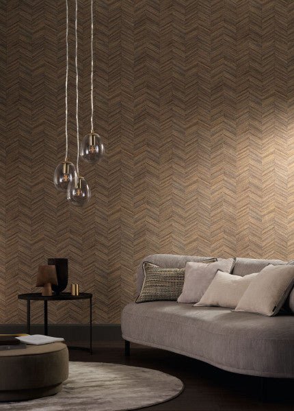Casamance Textures Vegetales Ocotea behang 75371018 - LAB COLOUR THE WORLD