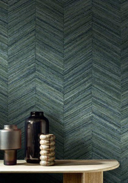 Casamance Textures Vegetales Ocotea behang 75371426 - LAB COLOUR THE WORLD